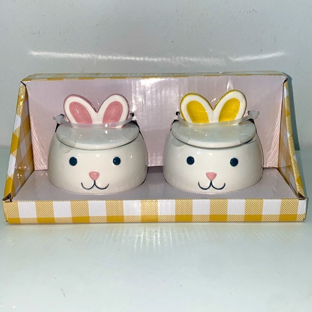 🔥Set of salt and pepper shakers bunny  New